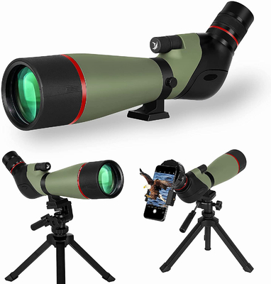 BAK4 Prism Sniper Spotting Scope 20-60X80 HD For Birding Spotting Wildlife