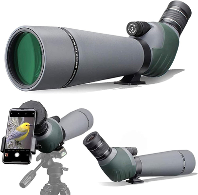 ED Glass Sniper Spotting Scope 20-60x80 Target Shooting Hunting Bird Watching