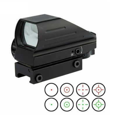 Laser 4 Reticle Holographic Projected Dot Sight Scope Airgun Sight 20mm Rail Mount AK