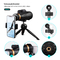 Monocular Telescope 12X50 Waterproof Telescope, High Definition Prism, Adults Compact Monocular with Phone Holder a